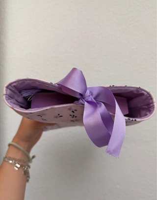 Funda de libros estampado flores