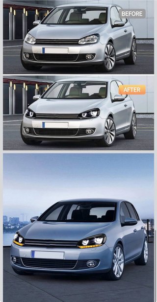 Faros LED Volkswagen Golf VI 6