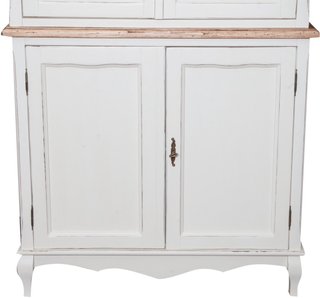 Credenza in legno massello di tiglio, struttura bi