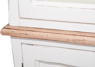 Credenza in legno massello di tiglio, struttura bi
