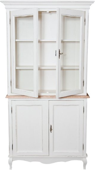 Credenza in legno massello di tiglio, struttura bi