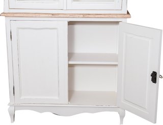 Credenza in legno massello di tiglio, struttura bi