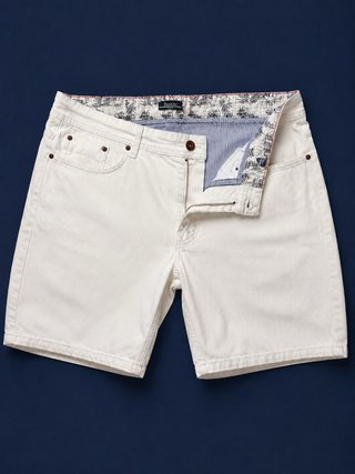 Pantalón Corto Dustin Hombre Blanco