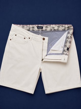 Pantalón Corto Dustin Hombre Blanco