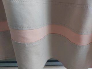 Vestito donna beige e rosa