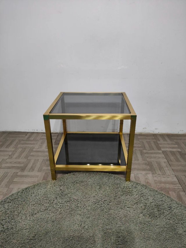 Mesa de Cristal y Metal