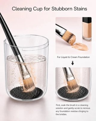 Limpiador y Secador Eléctrico Maquillaje