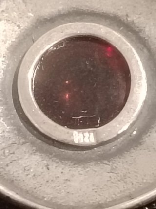 Colgante Plata con Ámbar naranja