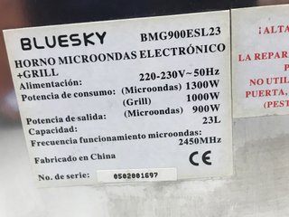 Microondas Bluesky
