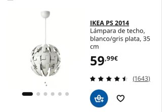 Lámpara de techo IKEA PS 2014