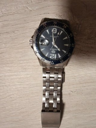 Reloj Marea Hombre Azul y Plateado