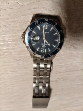 Reloj Marea Hombre Azul y Plateado