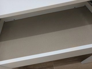 Mesa centro elevable blanca