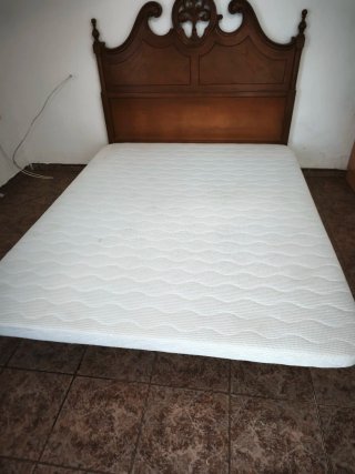 Cama 1.50x2.10 con Cabezal Madera