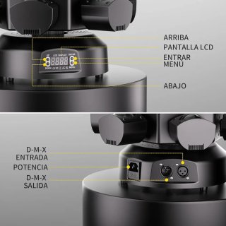 Luz de escenario LED móvil