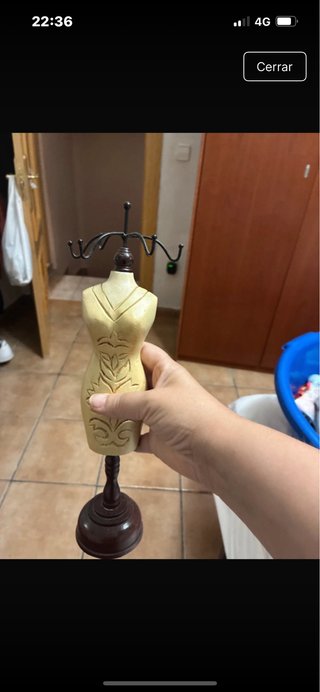 Figura maniquí joyero vintage