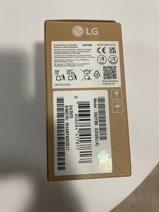 Altavoz LG XBOOM Go XG2TBK