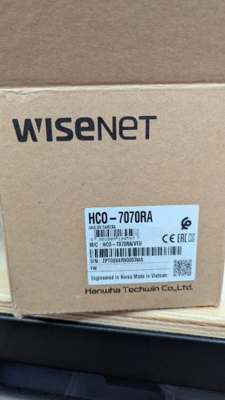 Cámara Bullet Wisenet Hanwha
