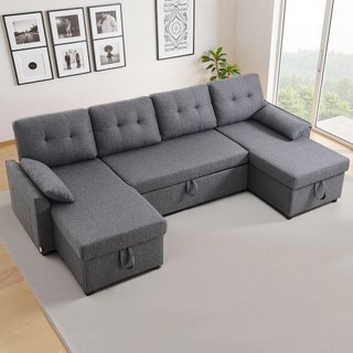 Divano letto a U, divano letto convertibile con 2