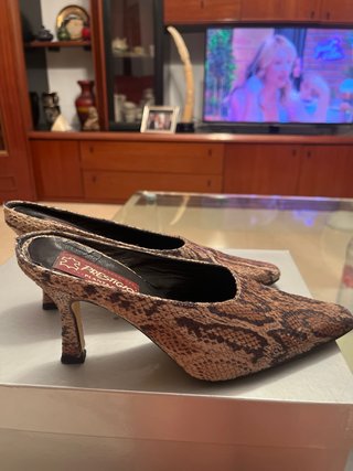 Tacones Prestigio Leopardo Talla 39