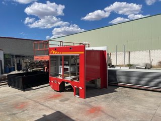 Caja de camión de bomberos