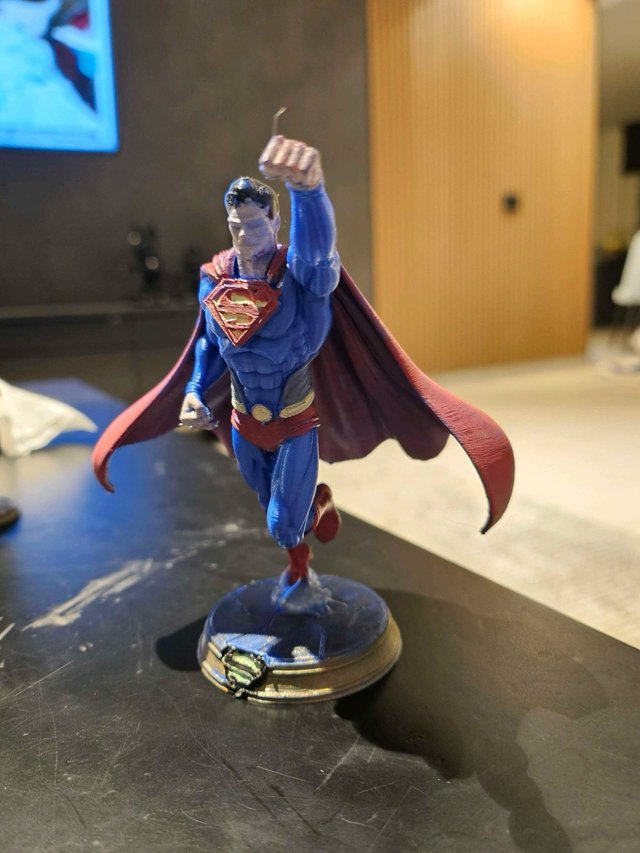 15 cm Figura Superman para pintar