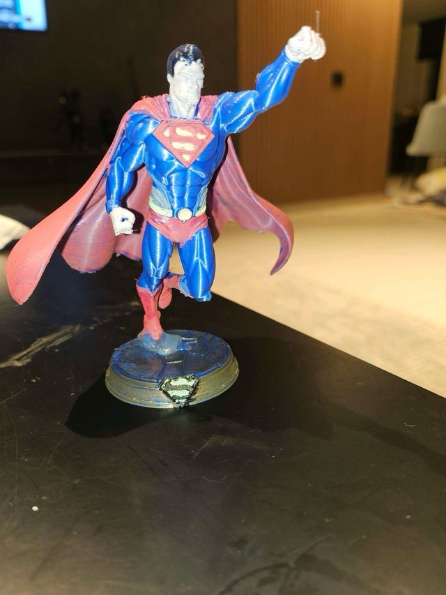 15 cm Figura Superman para pintar