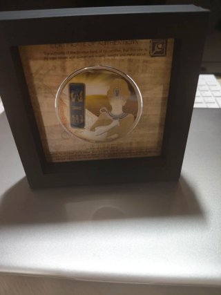 2 Onzas de plata Proff Egipcia Bañada Oro