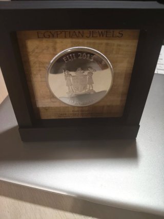 2 Onzas de plata Proff Egipcia Bañada Oro