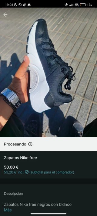 Zapatos Nike Free Talla 41 Negros y Blancos