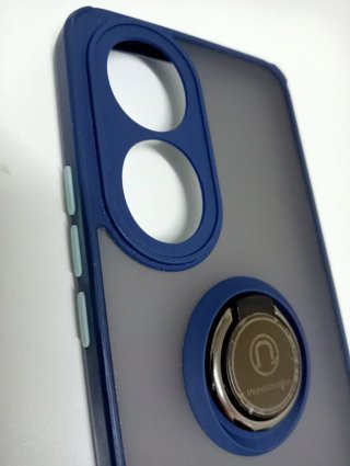 Lote 2 Fundas para Móvil Honor 90 (Azul y Negra)