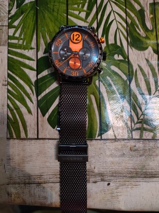 Reloj Viceroy Hombre Negro Naranja