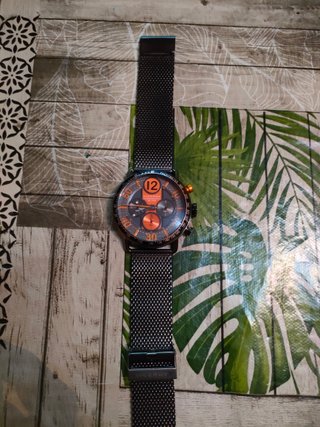 Reloj Viceroy Hombre Negro Naranja