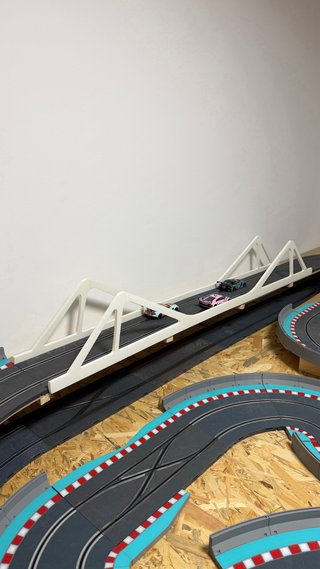 Scalextric puente Valencia 3D