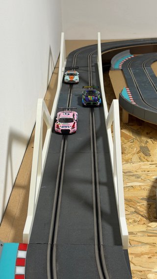 Scalextric puente Valencia 3D