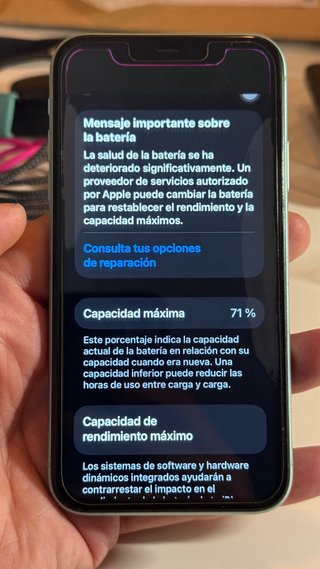Vendo iPhone 11 128GB verde claro