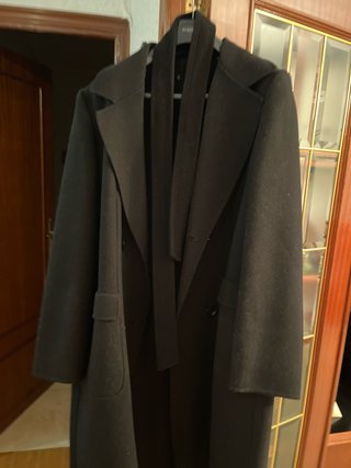 Abrigo largo Royal A negro talla 52