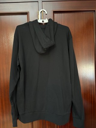 Sudadera Kappa Negra con Logo