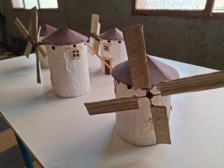 Molinos de viento decorativos