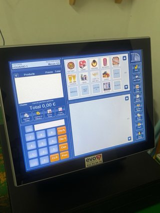 TPV Hostelería con Cajón Portamonedas