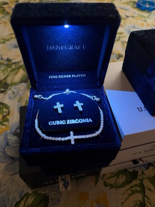 Conjunto Danecraft Plata Cubic Zirconia