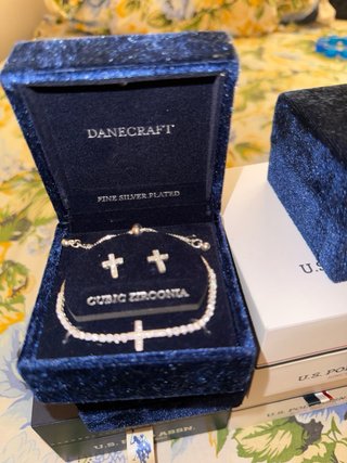 Conjunto Danecraft Plata Cubic Zirconia
