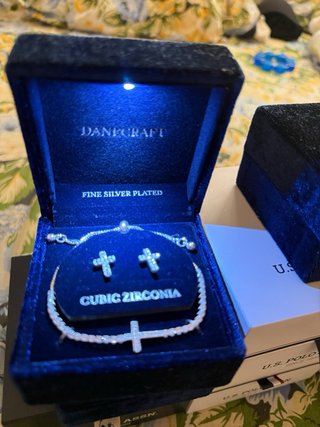 Conjunto Danecraft Plata Cubic Zirconia