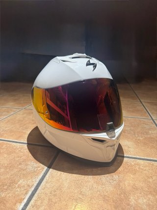 Casco Scorpion EXO-520 Air Blanco + 3 pantallas