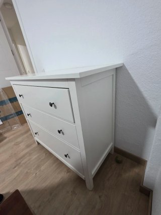 Cómoda Ikea Hemnes 3 cajones blanca