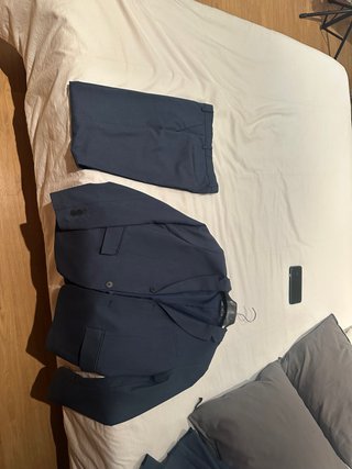 Traje de niño azul