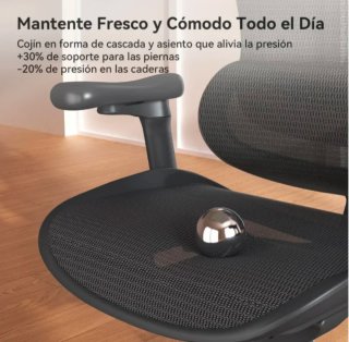 Silla Ergonómica SIHOO DORO C300 Negra