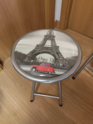 Taburete plegable 45x30cm