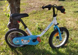 Bicicleta infantil Btwin 14". 3-5 años