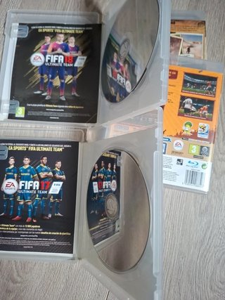 Lote 4 Juegos PS3: FIFA 17, FIFA 18, Uncharted 3,